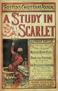 Uno studio in rosso di Arthur Conan Doyle. Copertina originale della prima edizione tratto da it.wikipedia.org