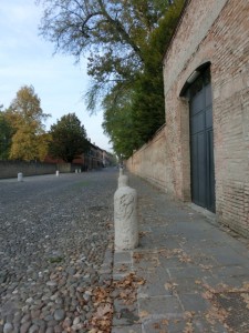 Corso Ercole I D'Este, verso la porta degli angeli