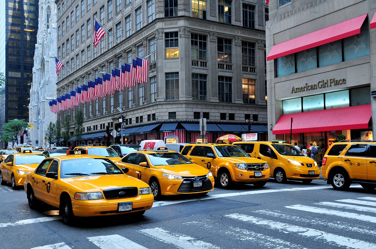 Manhattan, taxi, 5th Avenue