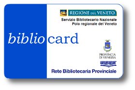 Tessera della Rete Bibliotecaria Provinciale - Provincia di Venezia